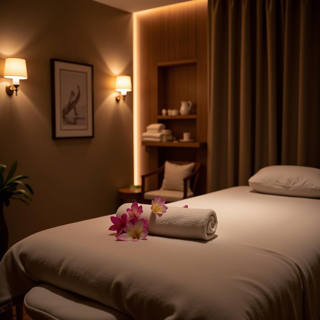 Creating a Serene Environment for a Fancy Oil Spa Massage