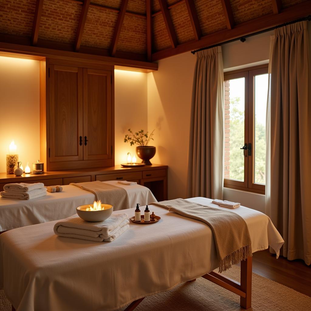 Flame Spa Treatment Room in Bali