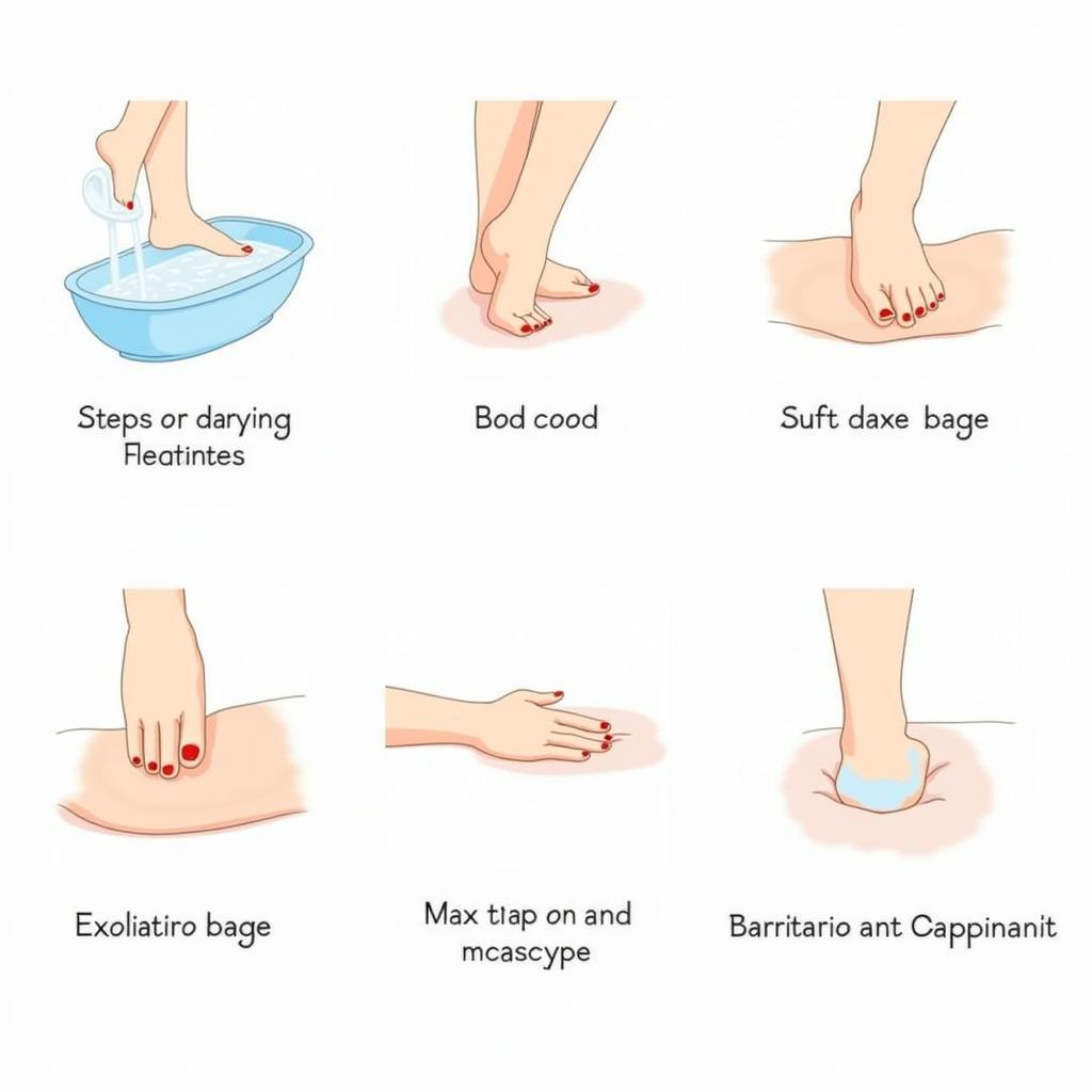 Steps in a Foot Spa Treatment