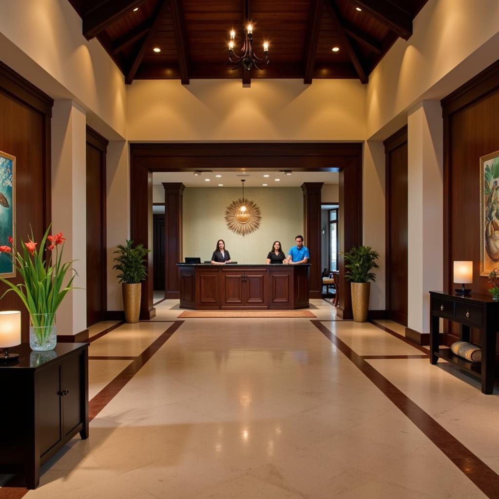 Four Seasons Maui Spa Reception Area