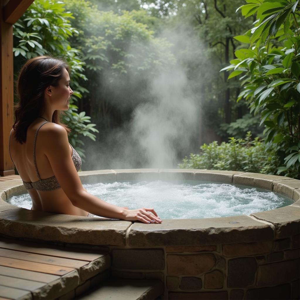 Relaxing in a French Thermal Spa