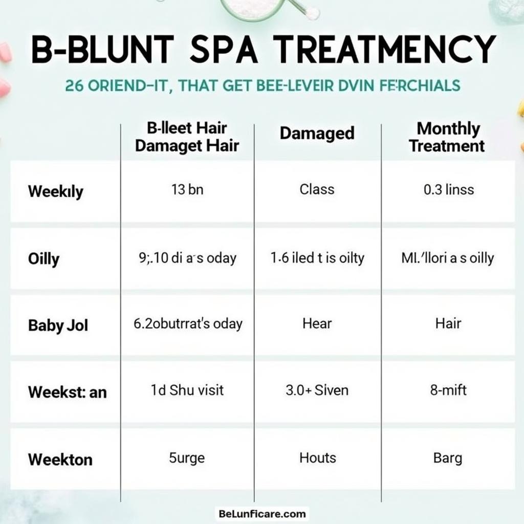 Recommended Frequency of B Blunt Hair Spa Treatments