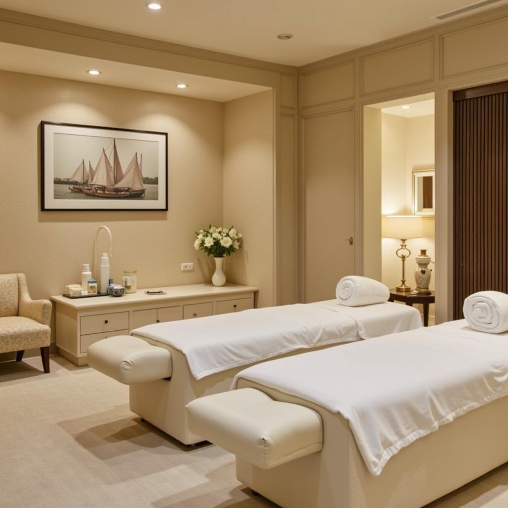 Relaxing Spa Treatment Room at Fujairah Rotana Resort