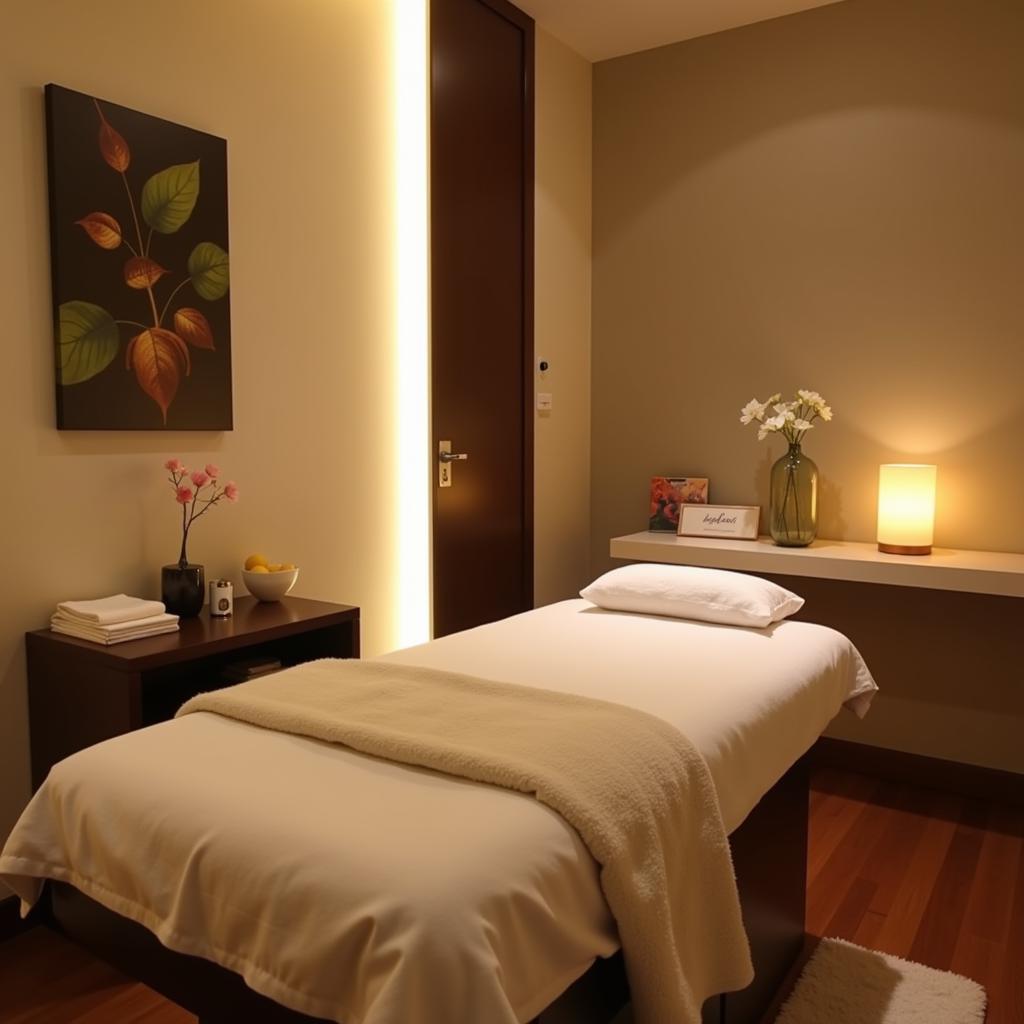 Relaxing Spa Treatment Room in Gachibowli