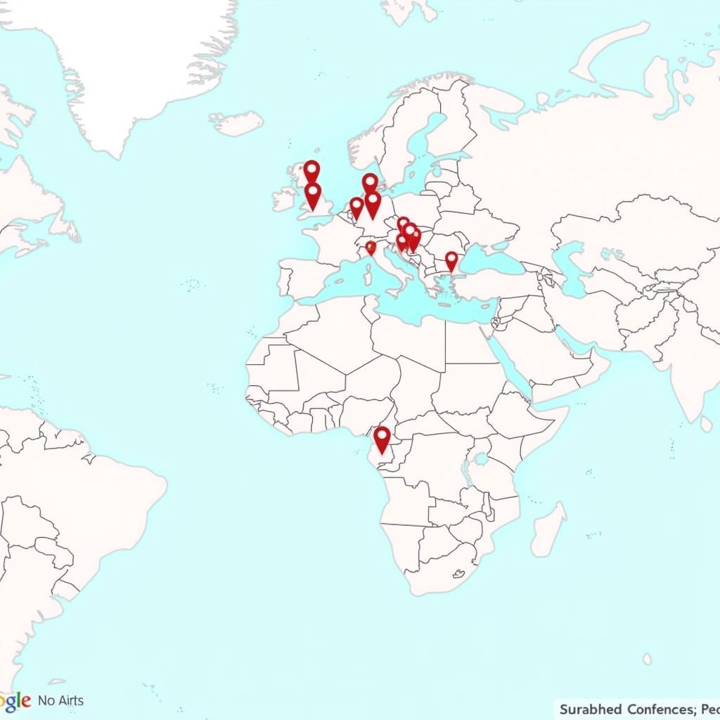 Interactive Map Showing Global Assicurazioni Generali Branch Locations