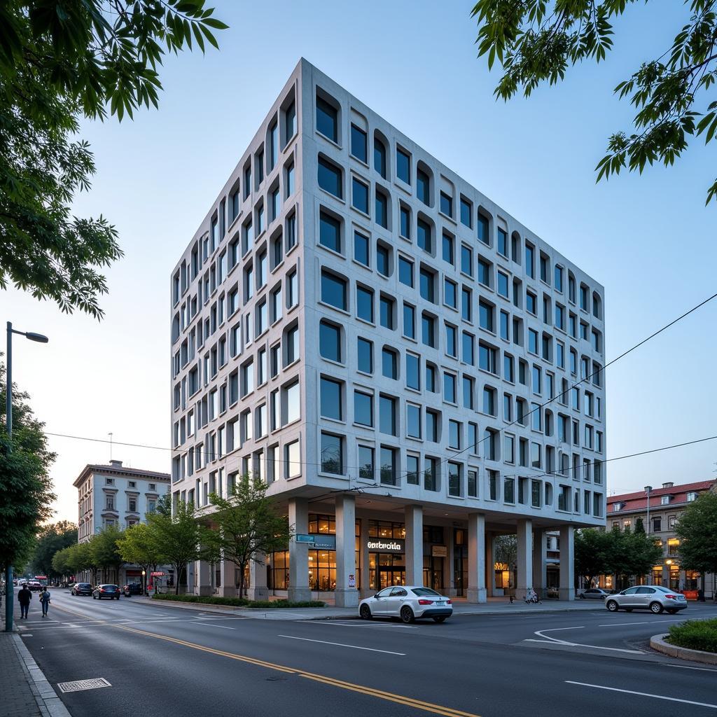 Assicurazioni Generali Headquarters Building in Trieste, Italy