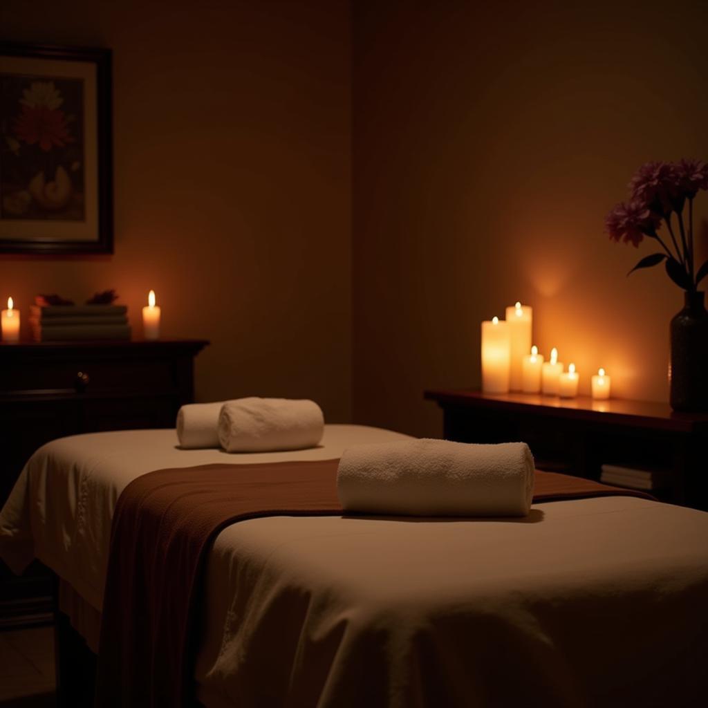 Tranquil Massage Room in GK2 M Block Market Spa