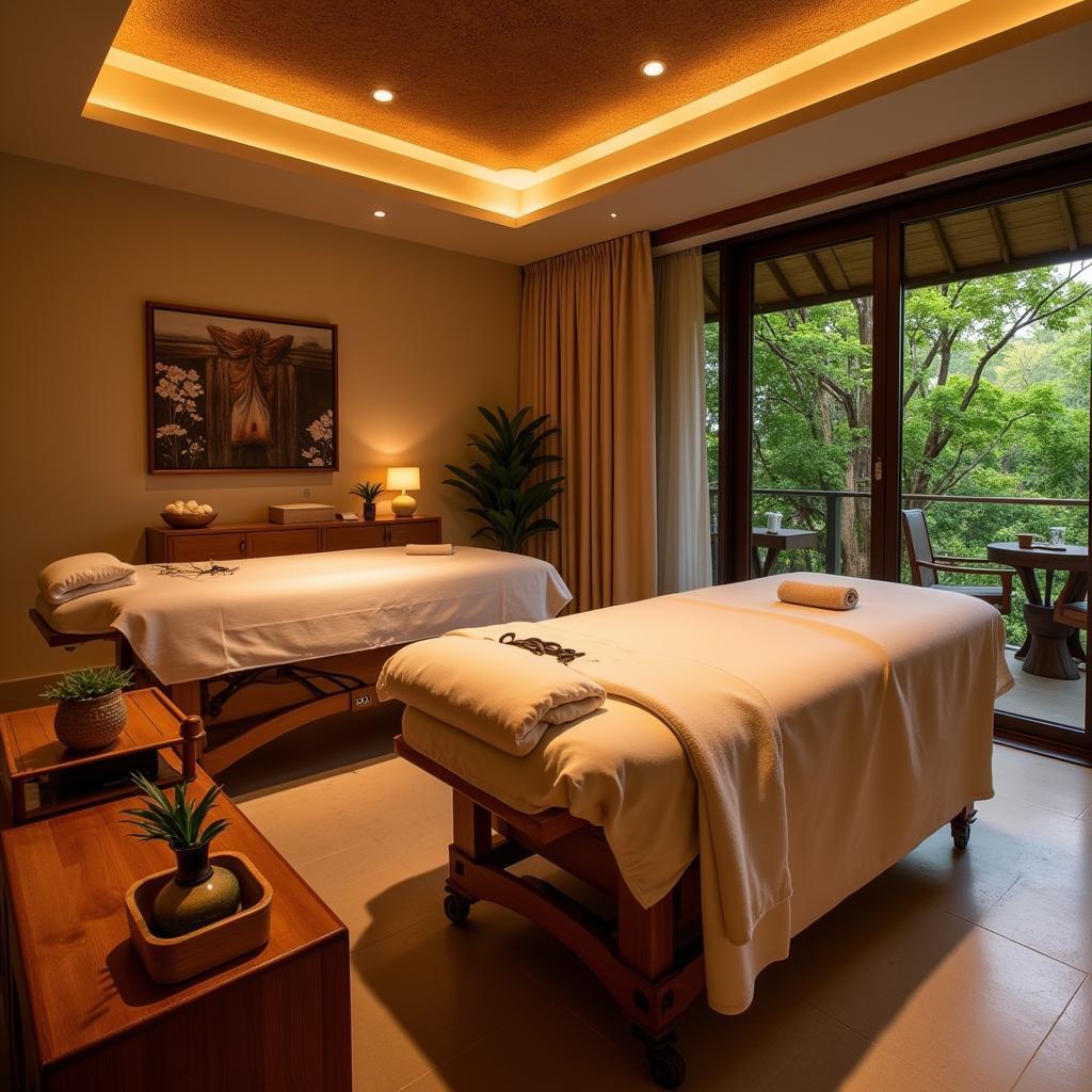 Relaxing Quan Spa Treatment Room in Goa