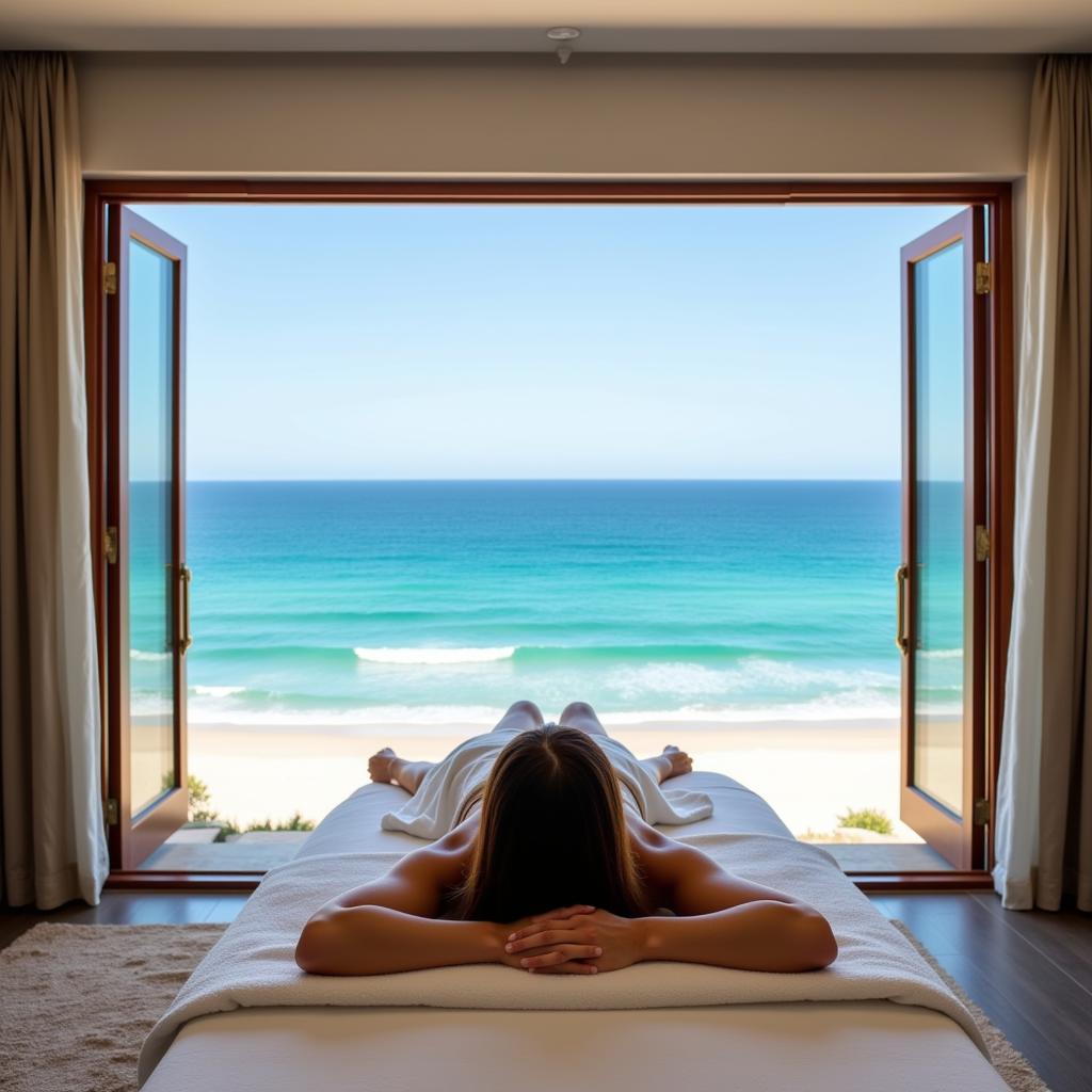 Relaxing Ocean View at a Gold Coast Spa