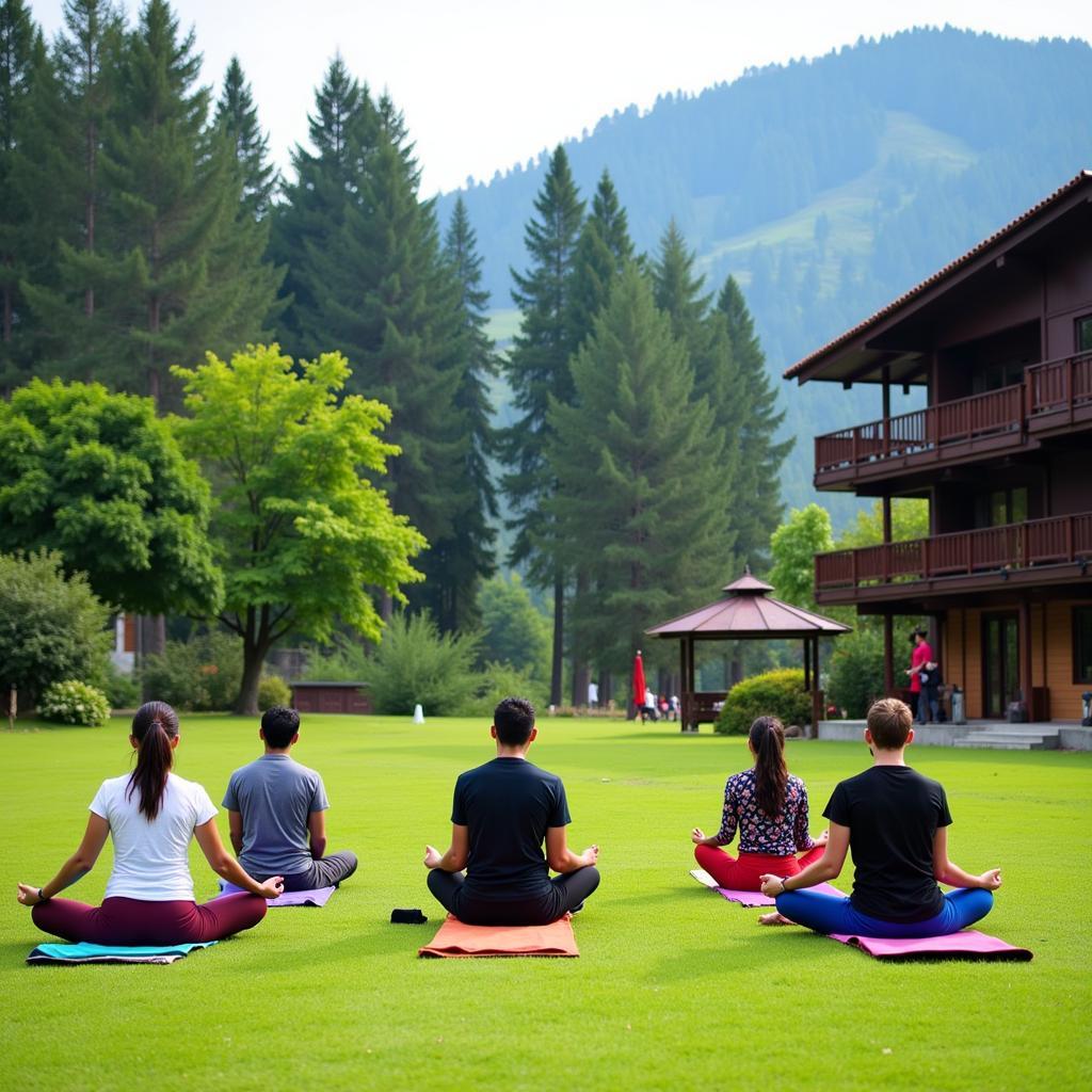 Yoga and Meditation at Golden Palm Resort and Spa Mussoorie