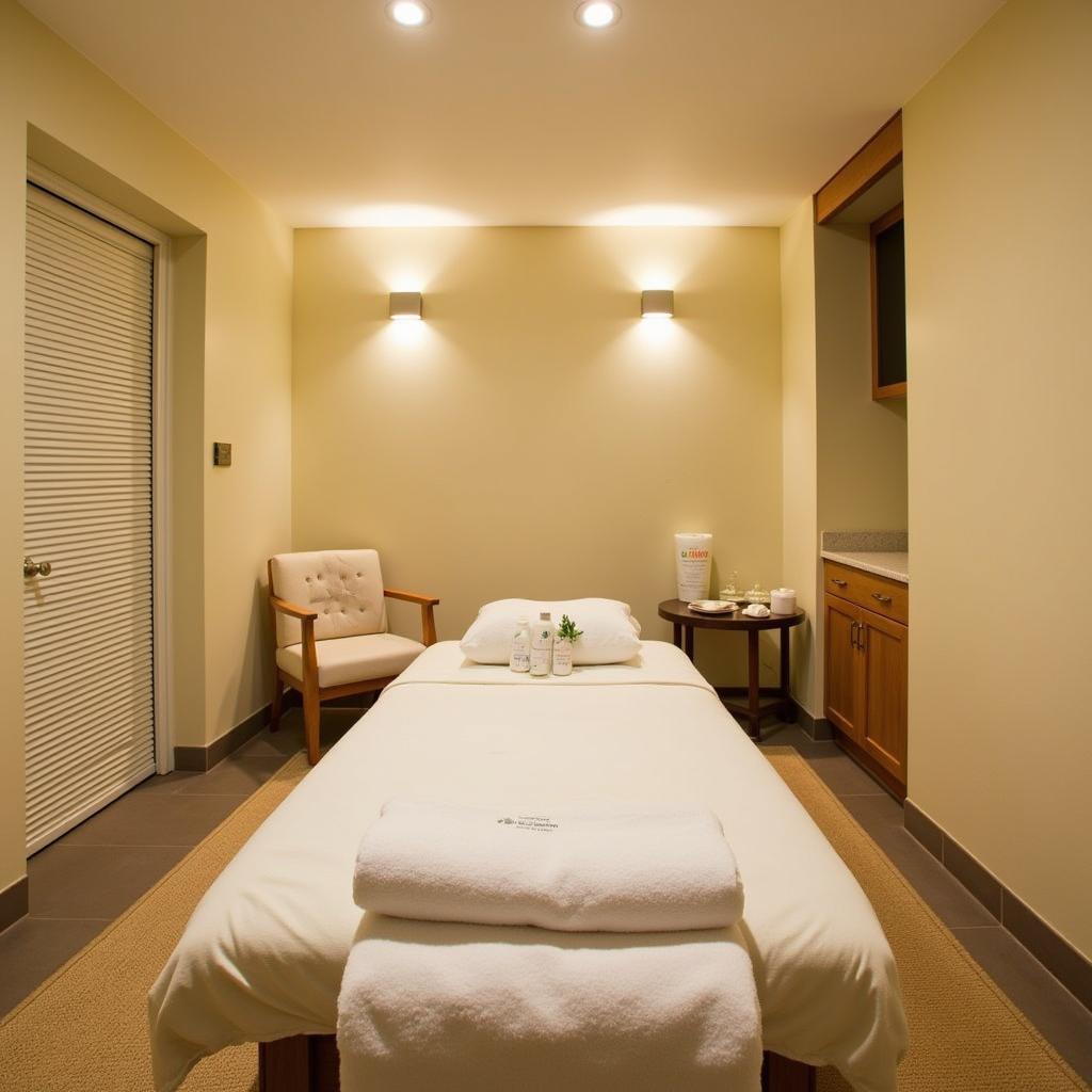 Luxurious Spa Treatment Room at Golden Palms Hotel Mussoorie