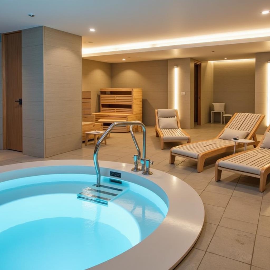 Hydrotherapy facilities at Golden Tulip Downtown Abu Dhabi spa