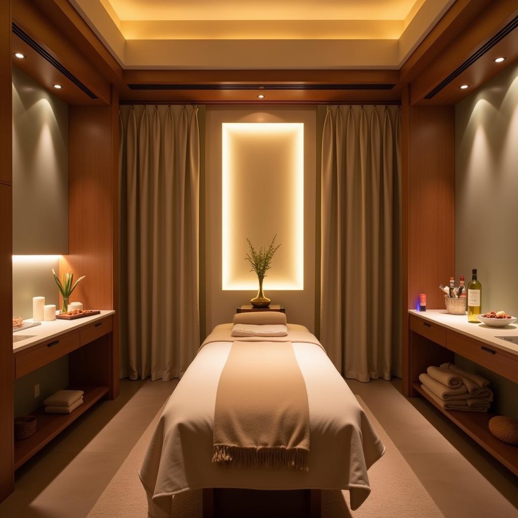 Luxurious Treatment Room at Grosvenor House Dubai Spa