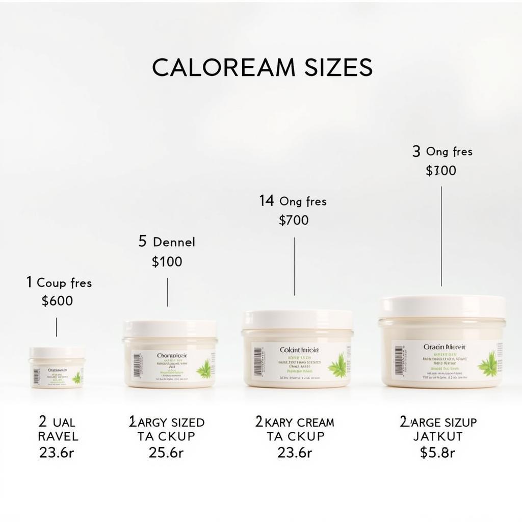 Different Sizes of Hair Spa Creams and Their Corresponding Prices