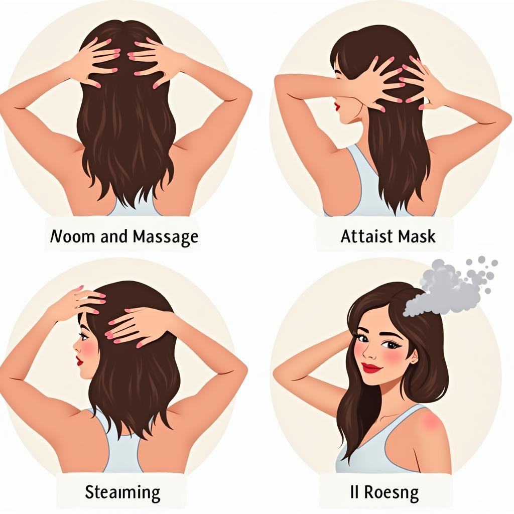 Hair Spa Treatment Process