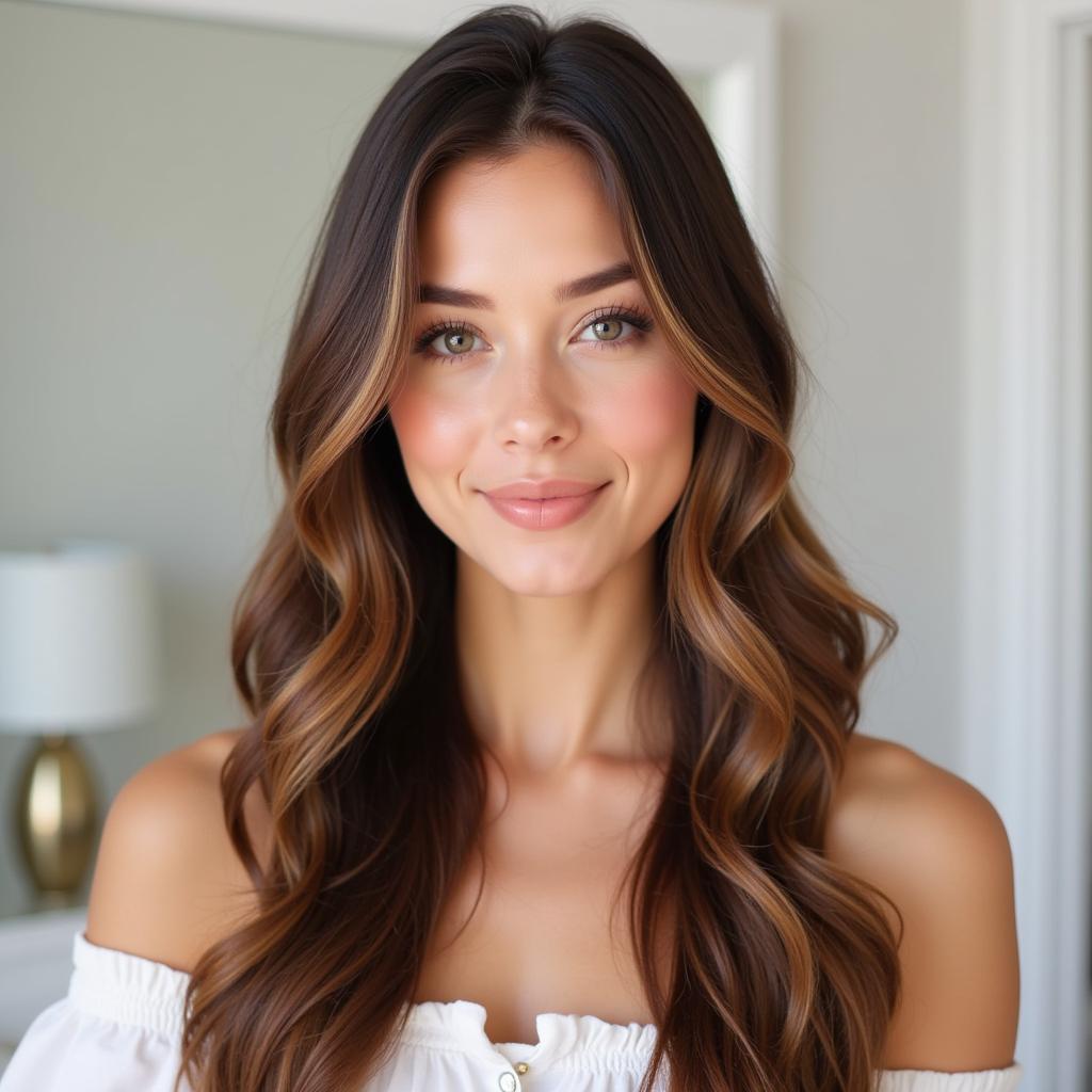 Healthy and Shiny Hair After At-Home Spa Treatment