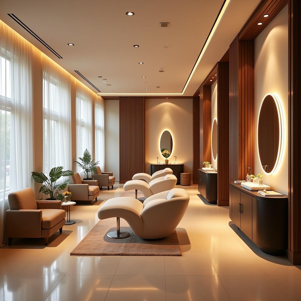 Luxurious Interior of a Heaven Salon & Spa Commercial Location