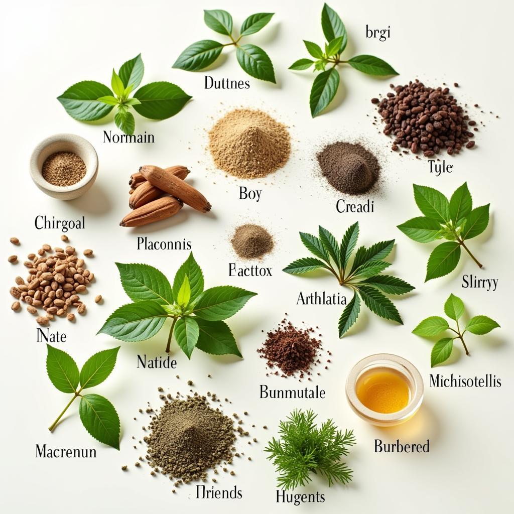 Herbal Hair Spa Ingredients