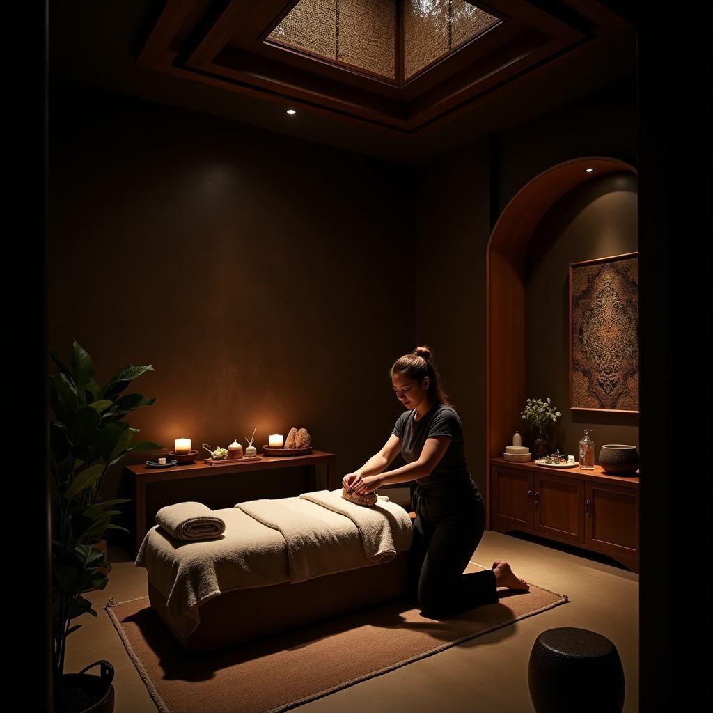 Traditional Treatment Room in a Heritage Spa