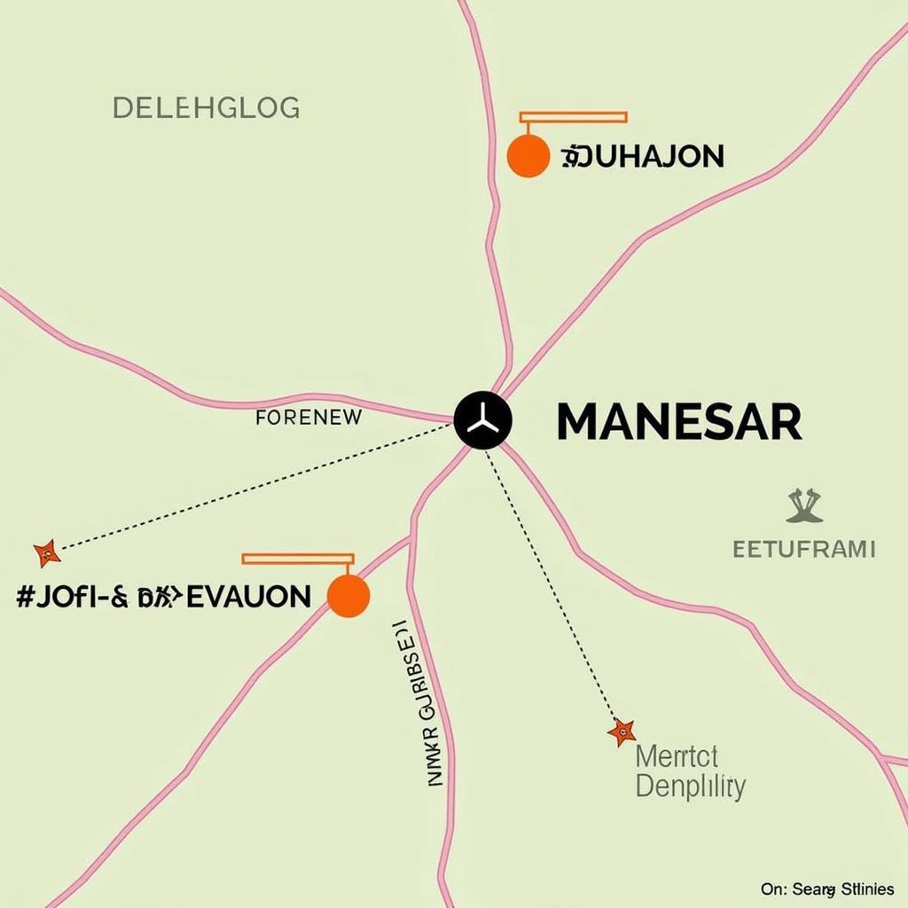 Convenient Location of Heritage Village Resort & Spa Manesar