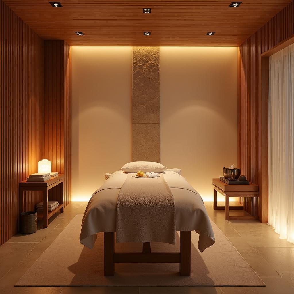 Relaxing Hfh Spa Treatment Room