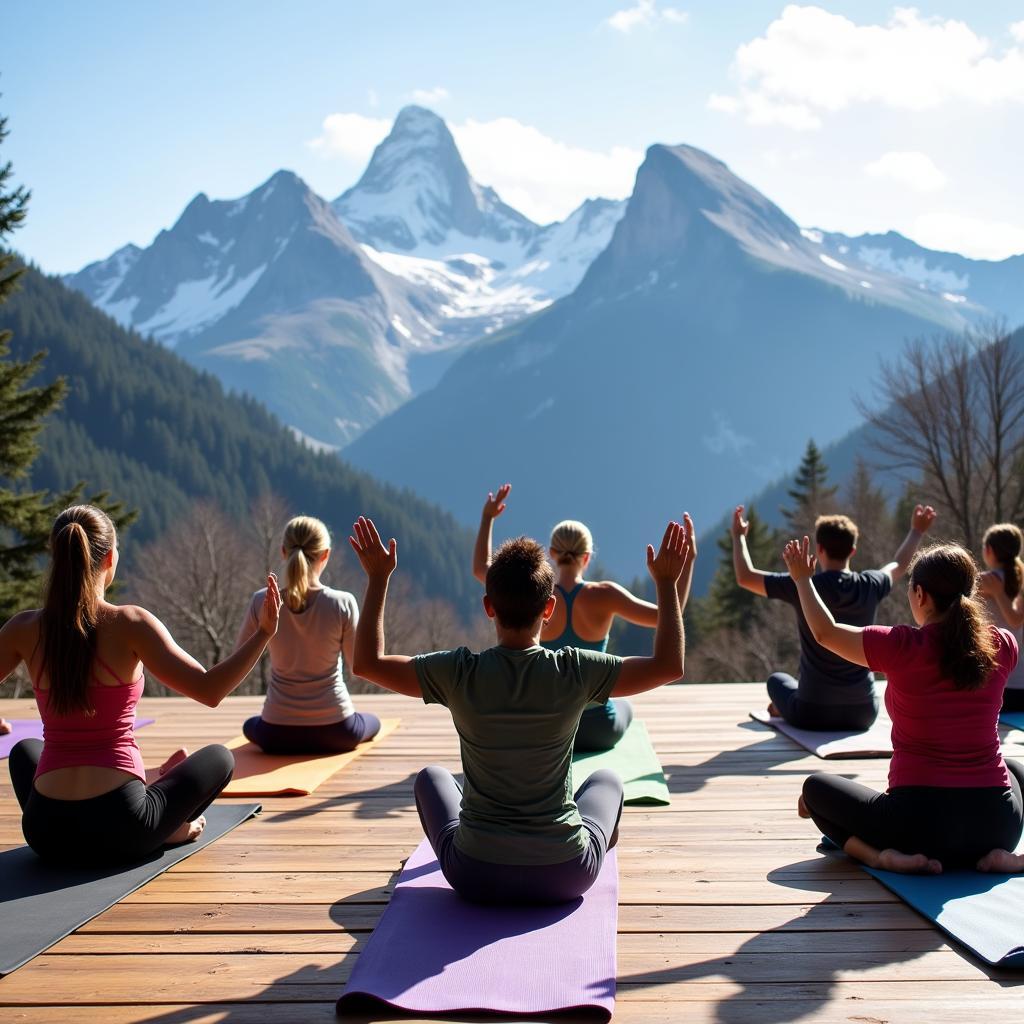 Hilton Resort and Spa: Mountain View Yoga