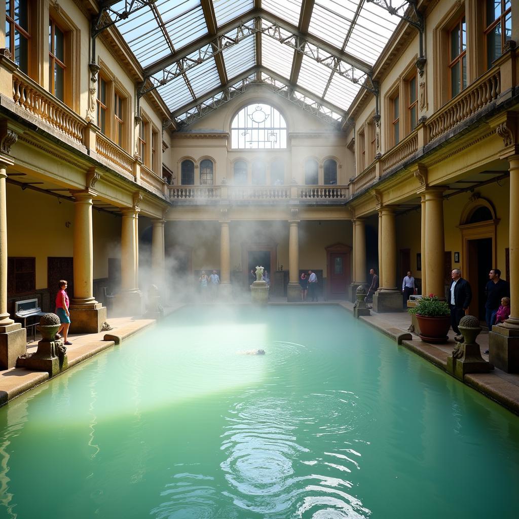 Historical Spa Town in England: The Roman Baths