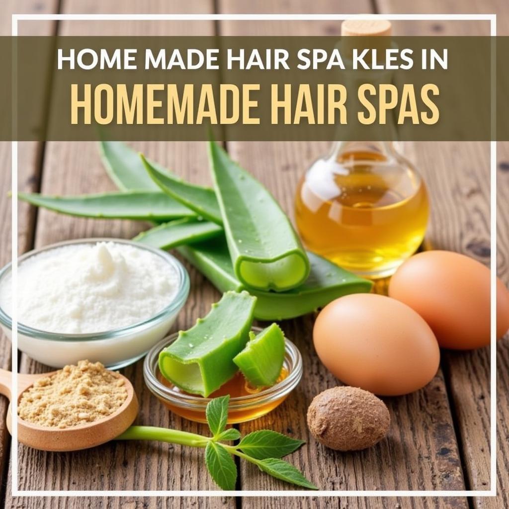 Essential Ingredients for a Homemade Hair Spa