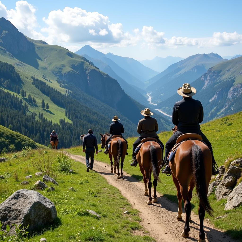 Guided Trail Ride at Horseland Resort