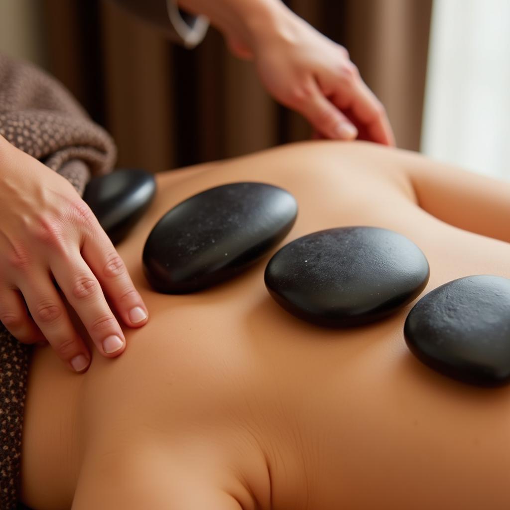 Hot Stone Massage Therapy at La Spa Heet