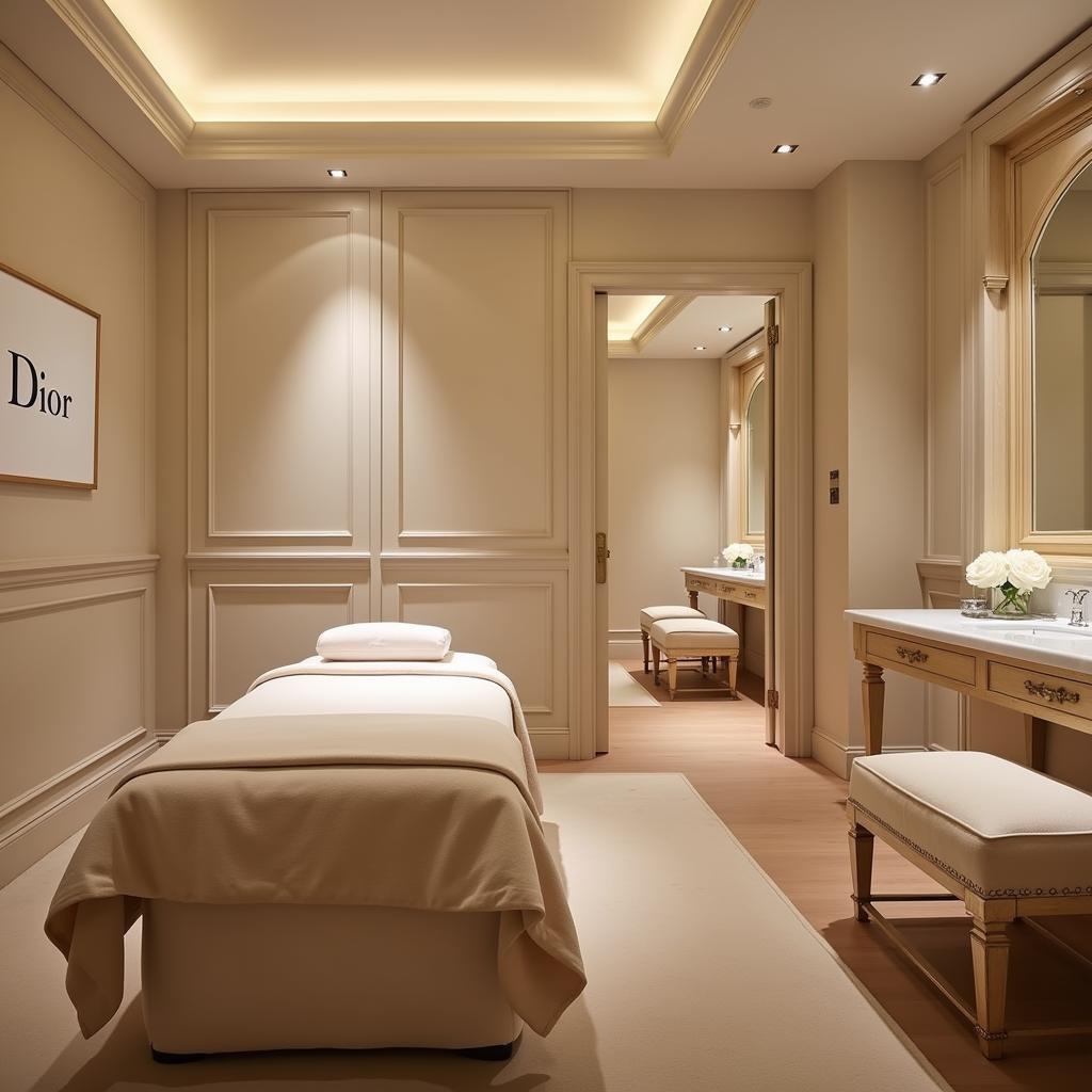 Dior Treatment Room at Hotel Plaza Athenee Paris Spa