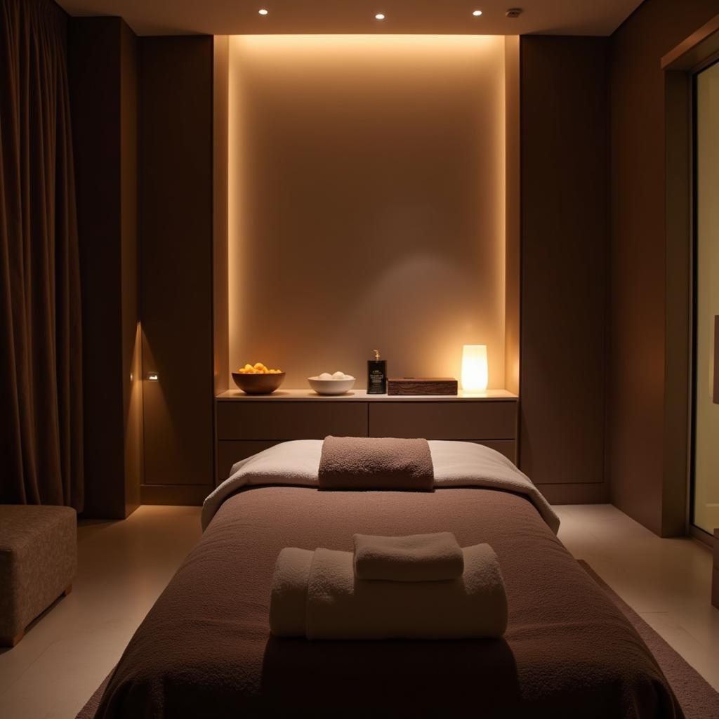 Luxurious Infiniti Spa Treatment Room