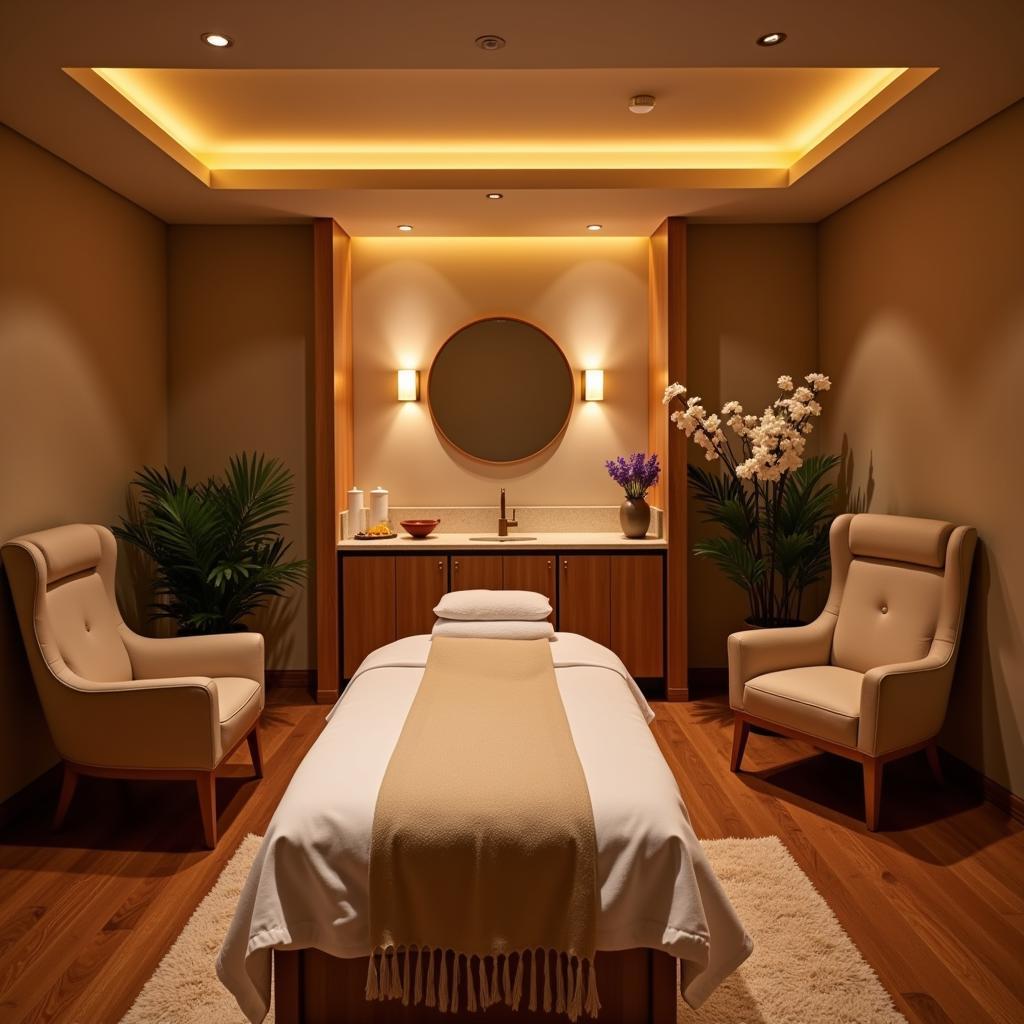 Relaxing J Spa Treatment Room