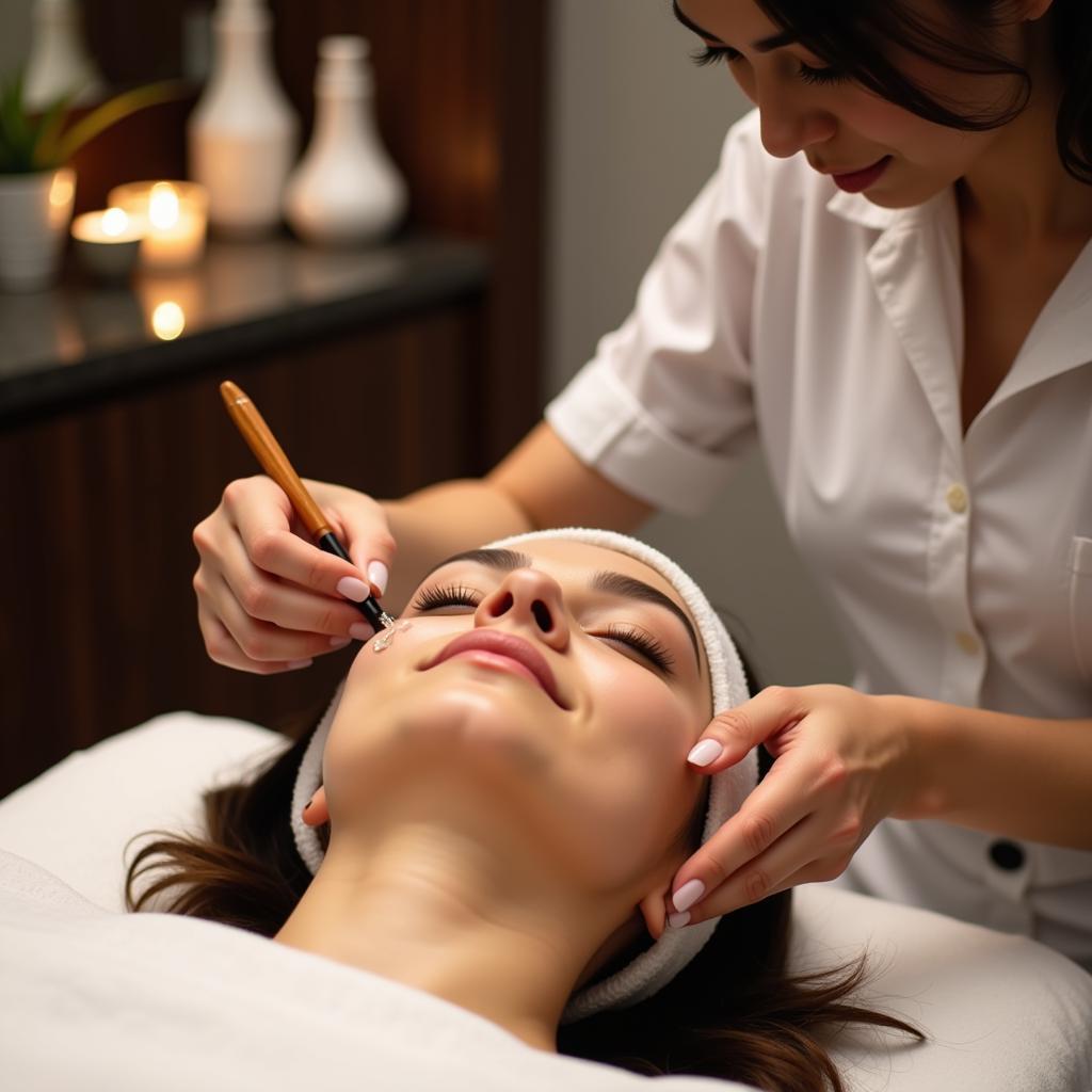 Facial Treatment at a Jaipur Spa Center