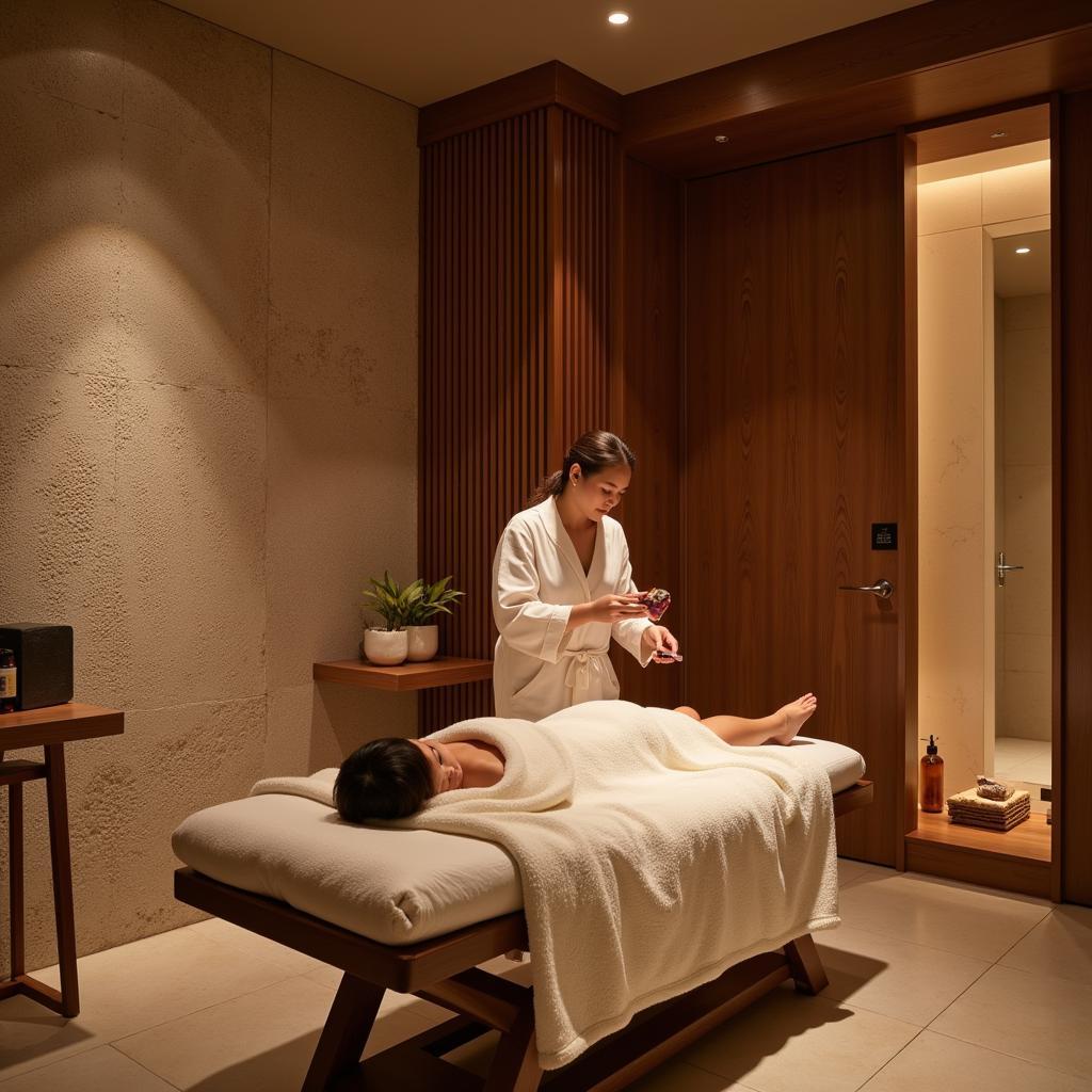 Relaxing at an Orchard Hotel Jakarta Spa