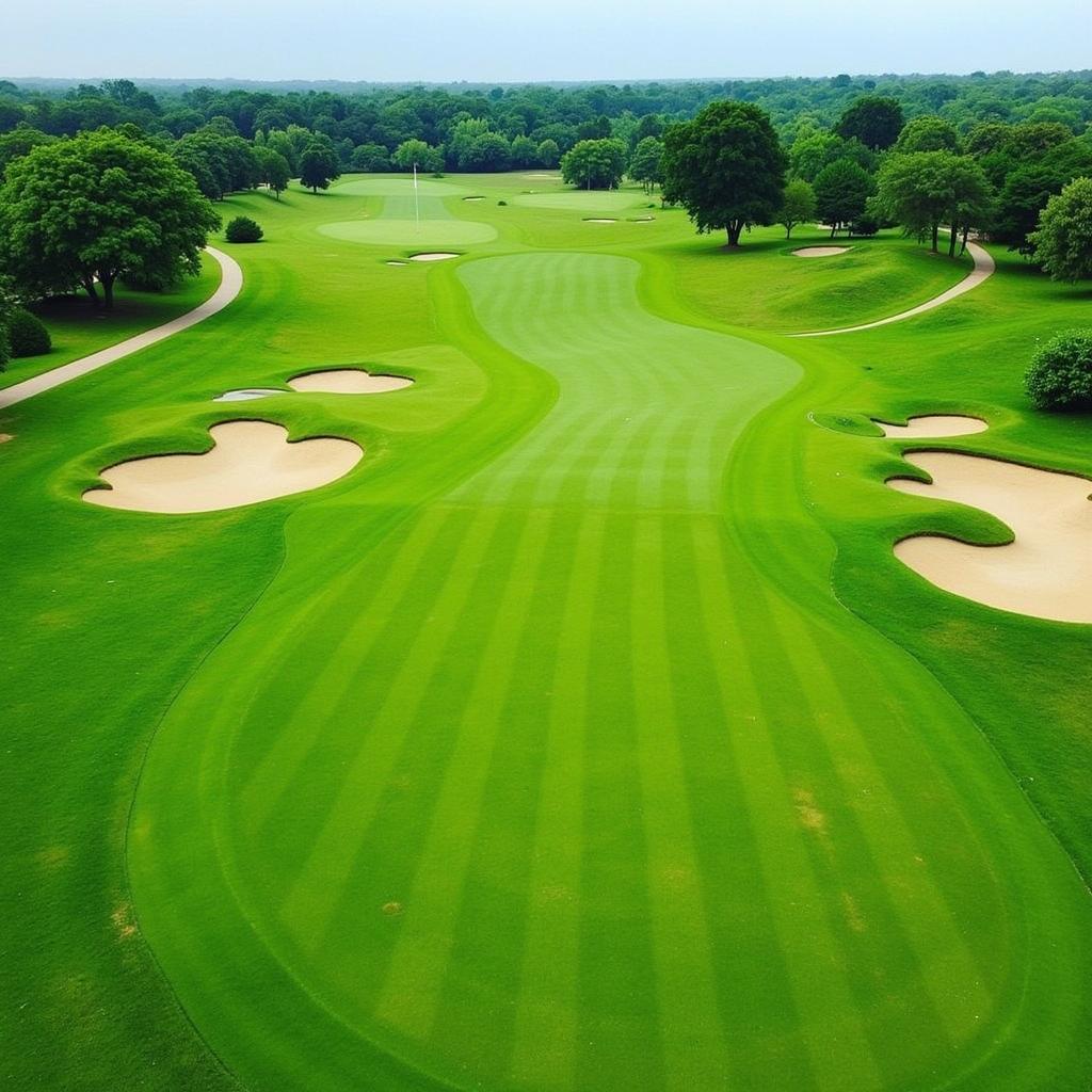 Jaypee Greens Golf Course Panoramic View