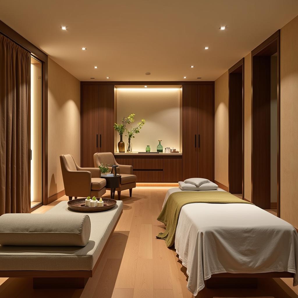 Serene Interior of Jiva Spa at Vivanta Guwahati