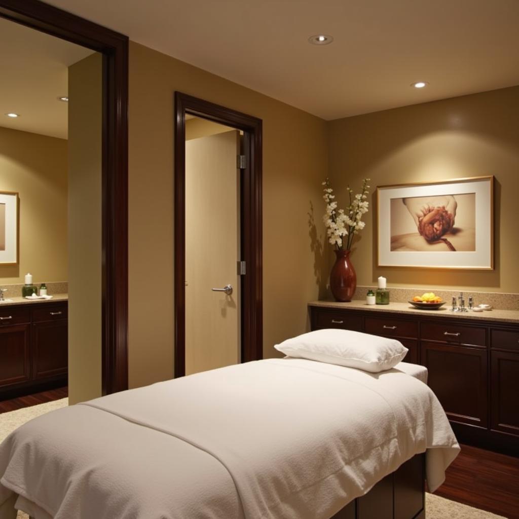 Luxurious JW Marriott Spa Treatment Room