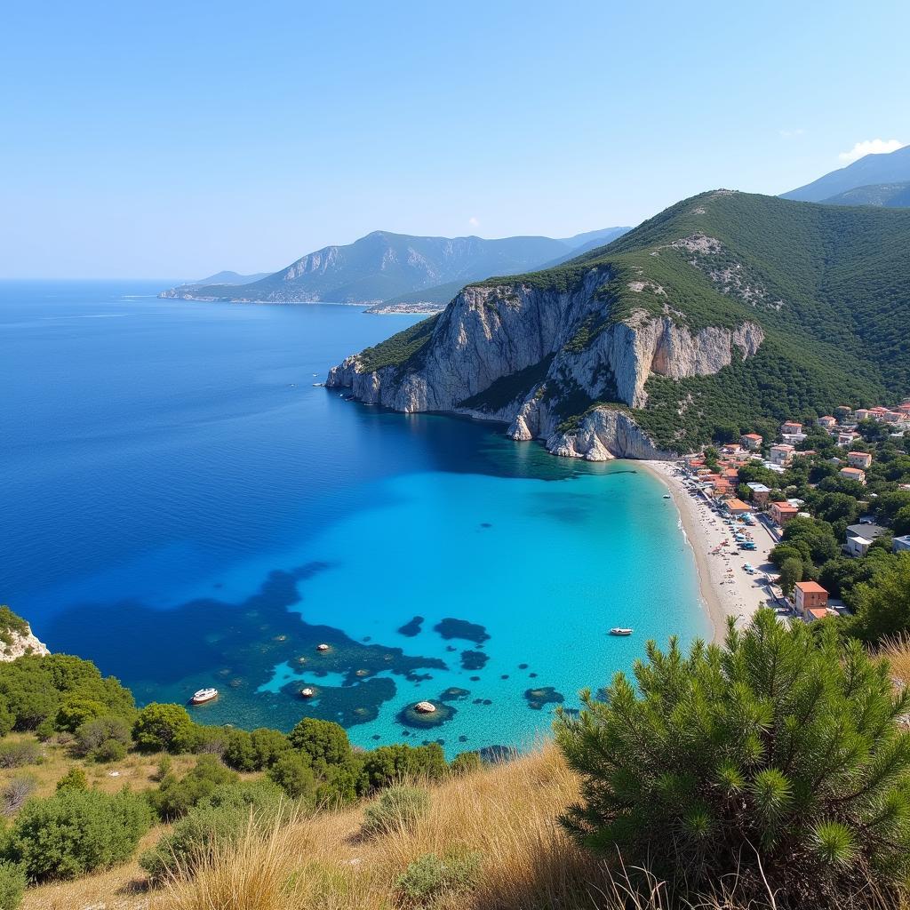 Scenic View of Kefalonia Island