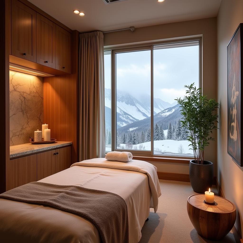 The Khyber Resort Spa Gulmarg Treatment Room