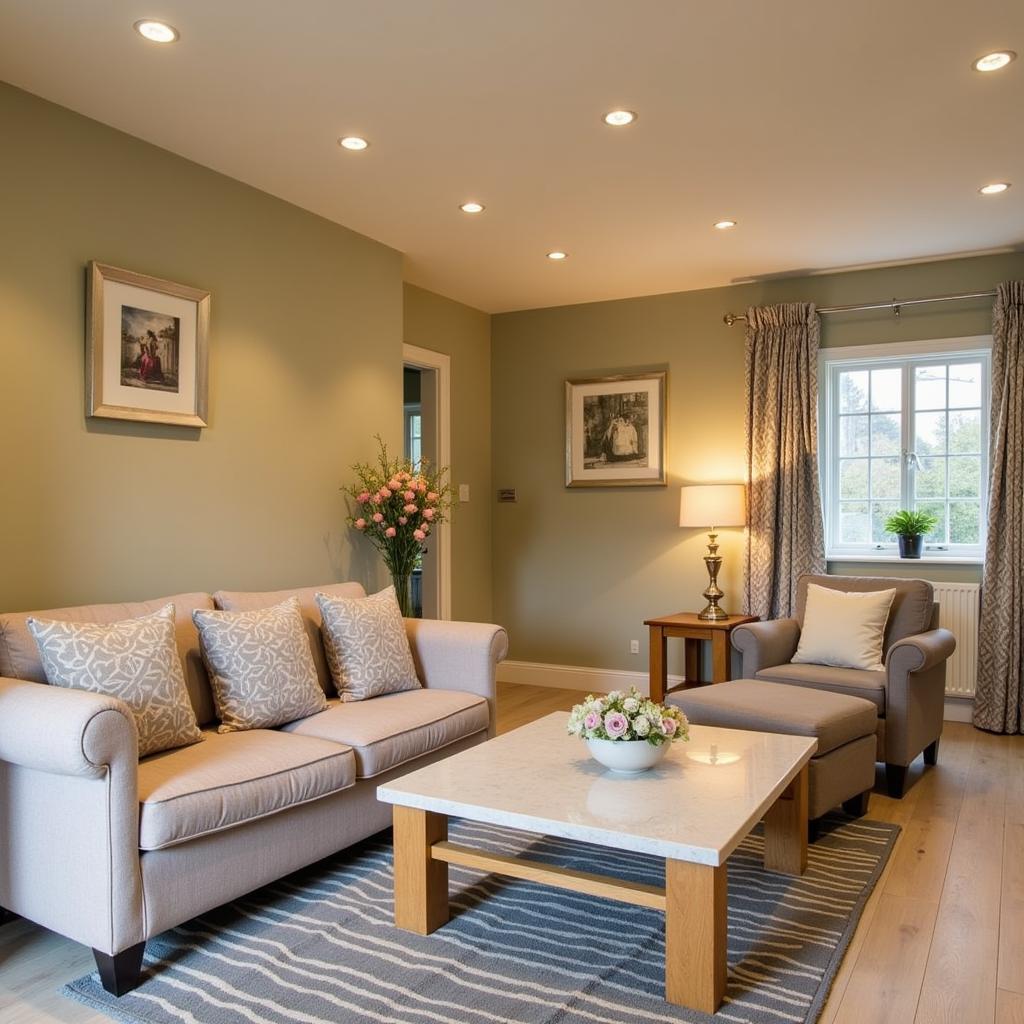 Tranquil Relaxation Area at Killeavy Castle Spa