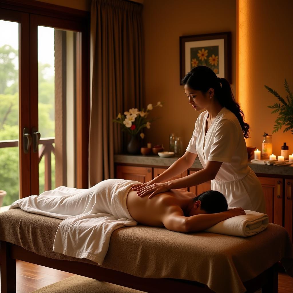 Relaxing Ayurvedic Massage at a Kodaikanal Spa