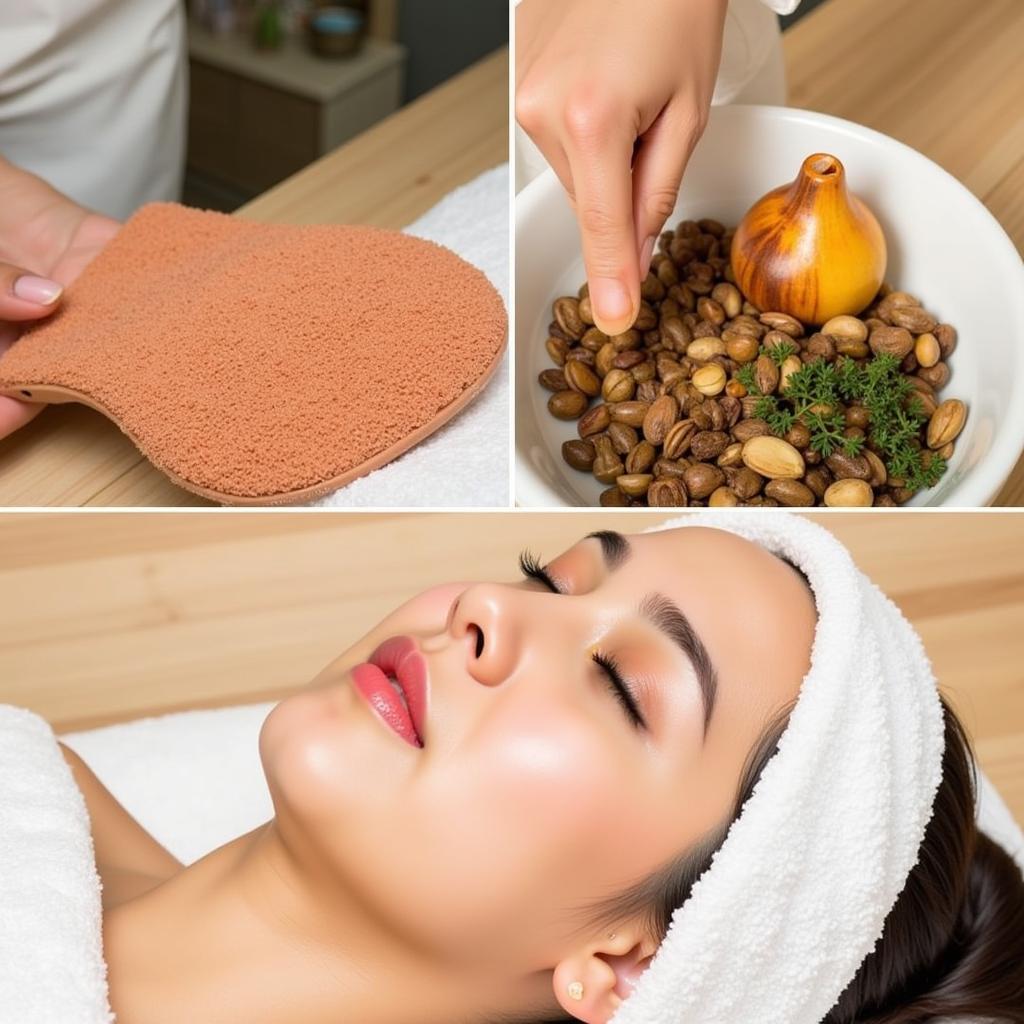 Korean Body Scrub Treatment at Aura Spa DT Mega Mall Gurgaon