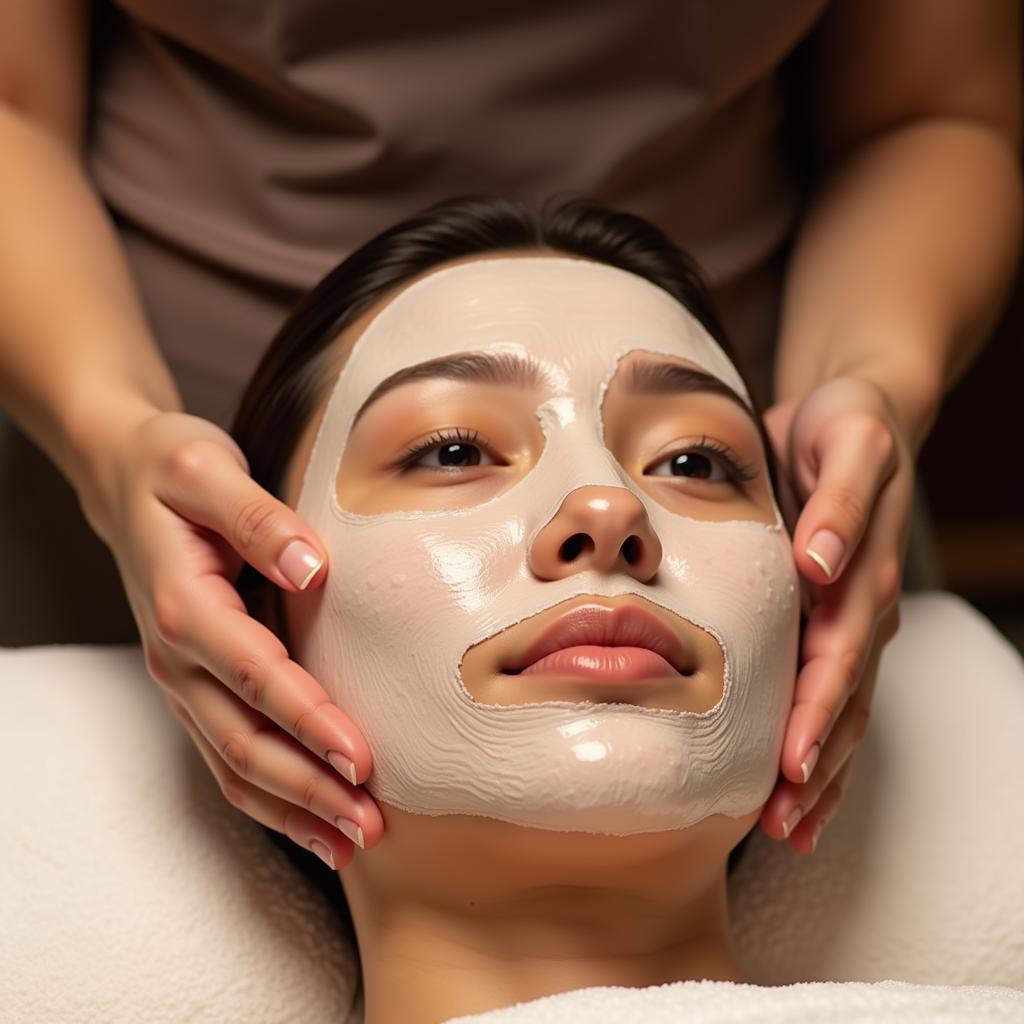 Korean Spa Facial Treatment with Natural Products