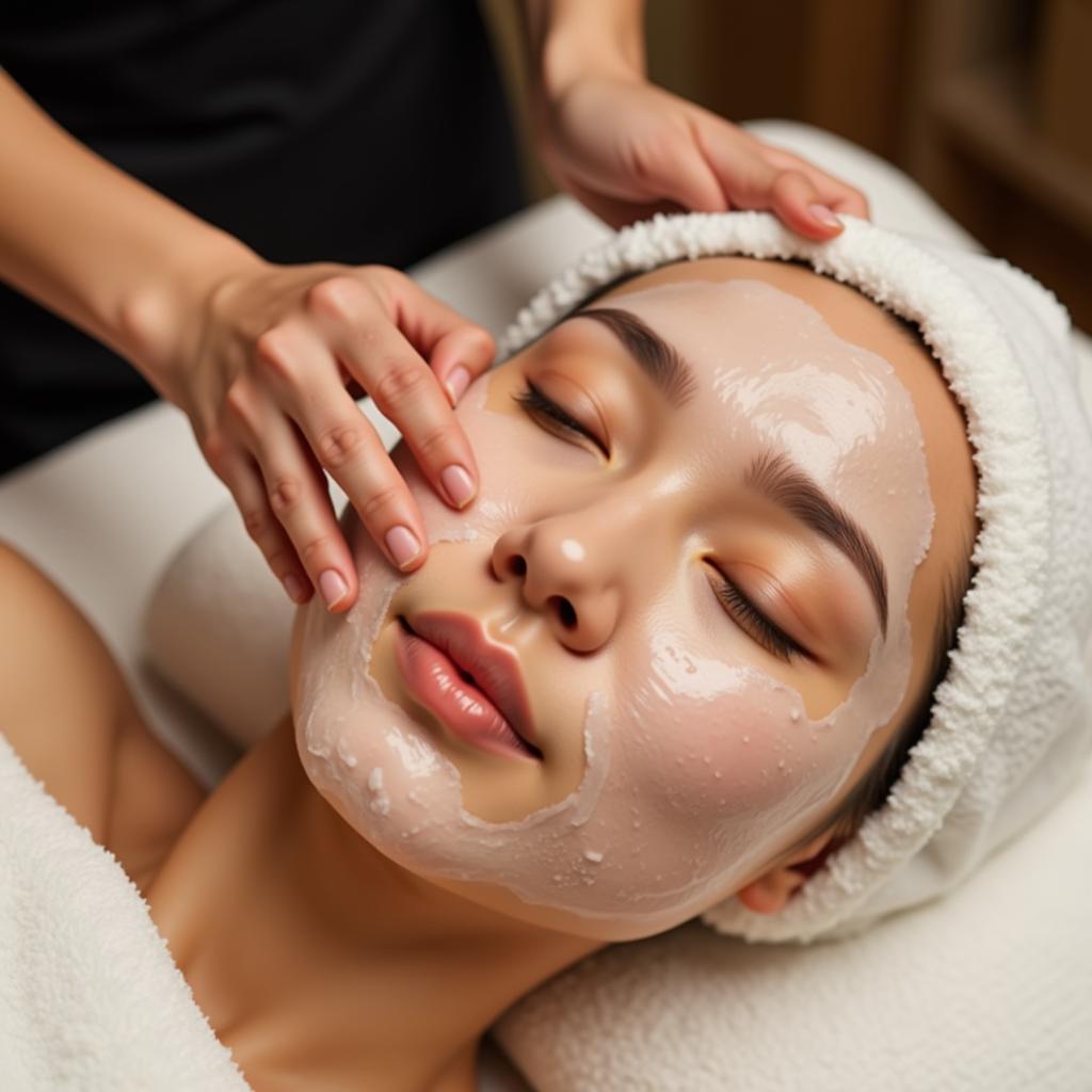 Korean Spa Treatment - Facial Massage at a Bhiwadi Spa Centre