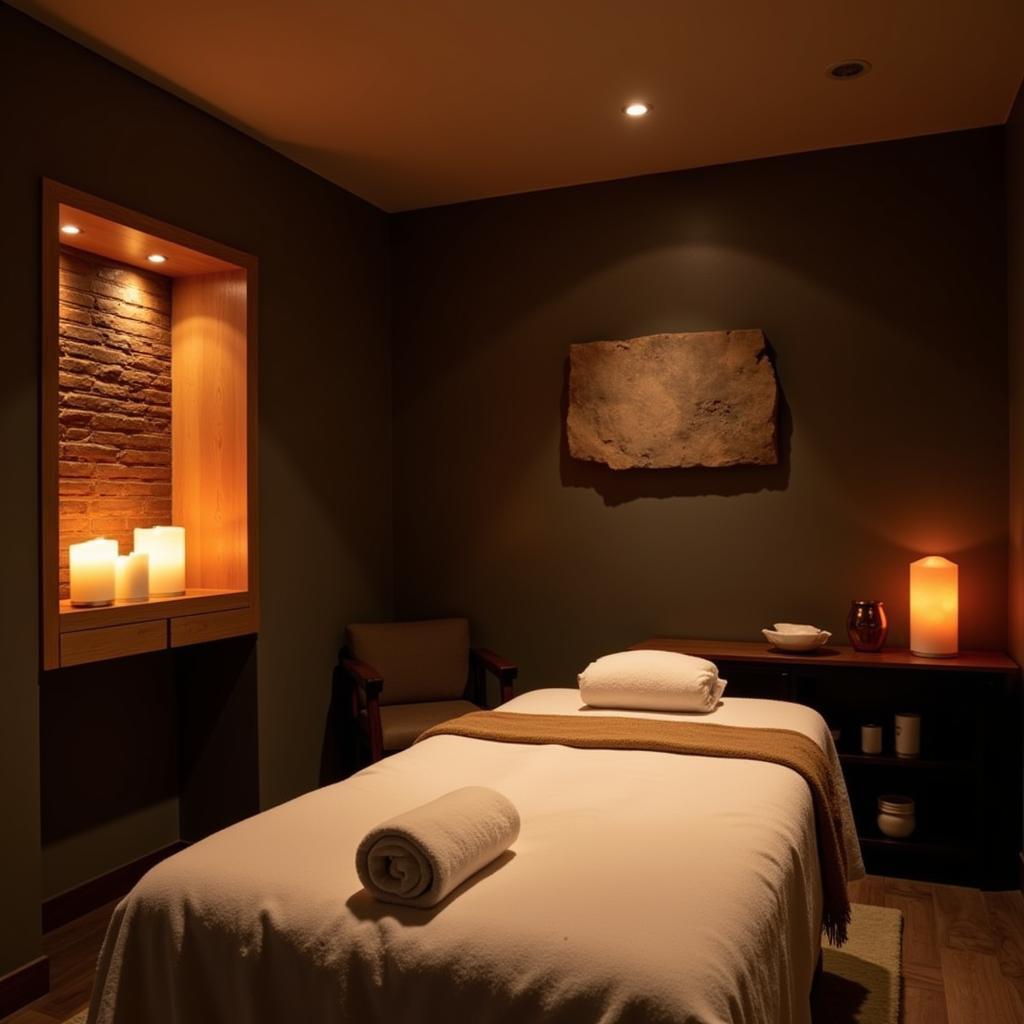 Serene Treatment Room at Korean Spa on Residency Road