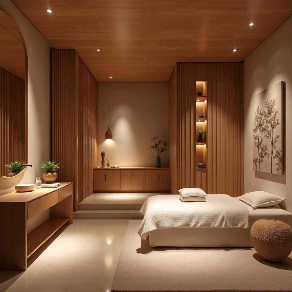 Luxurious Spa Interior in Kota Kinabalu