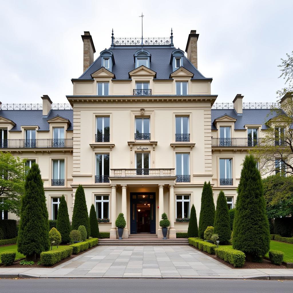 Elegant Exterior of La Réserve Paris Hotel