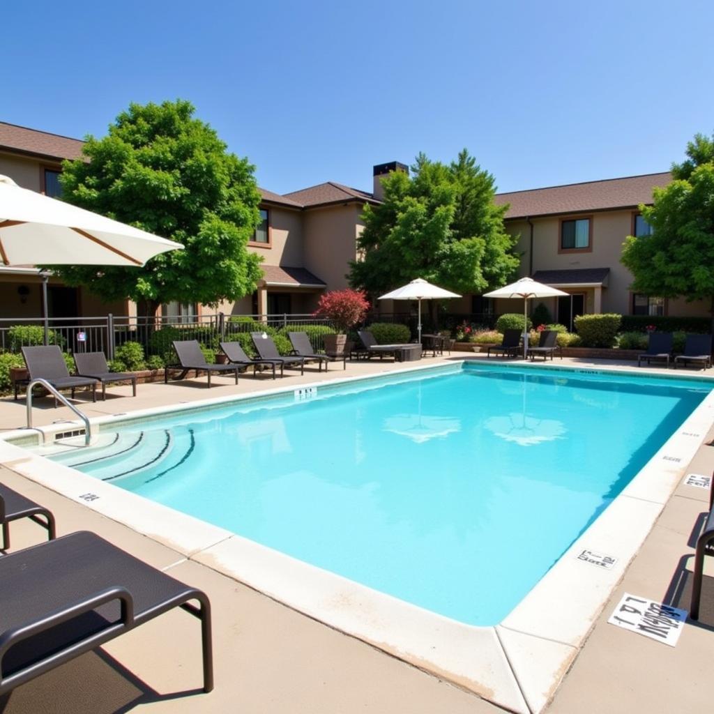 Relaxing Pool Area at Lakewood Resort and Spa