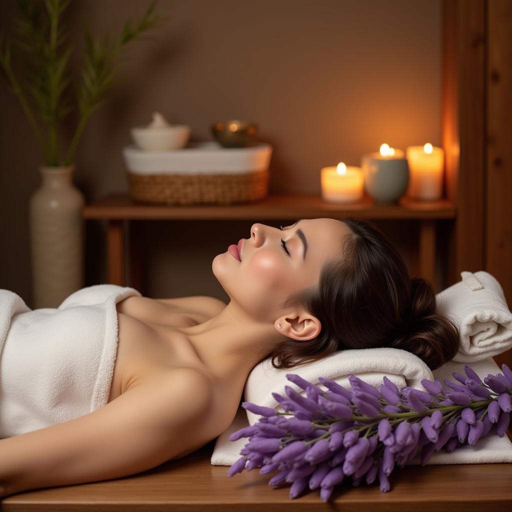 Relaxing Lavender Spa Treatment in Bali